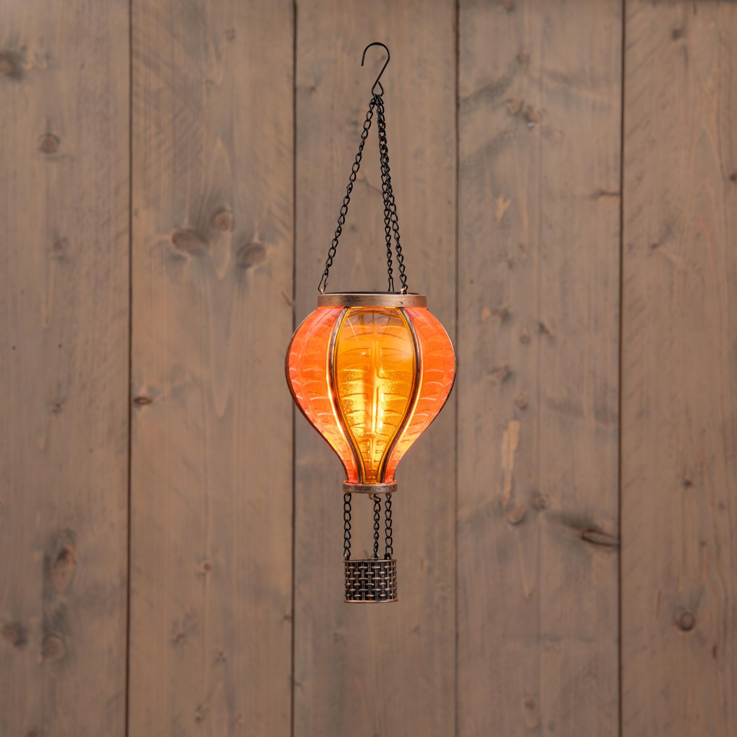 Solar koriste kuumailmapallo oranssi