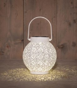 Solar lyhty valkoinen