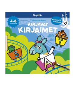 Oppi&ilo Taikamaalaus Kirjavat kirjaimet -puuhakirja