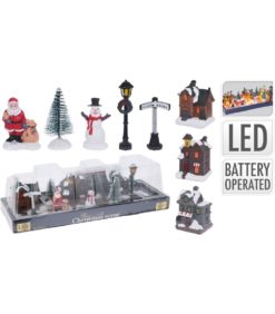 Led-valaisin "kylä"