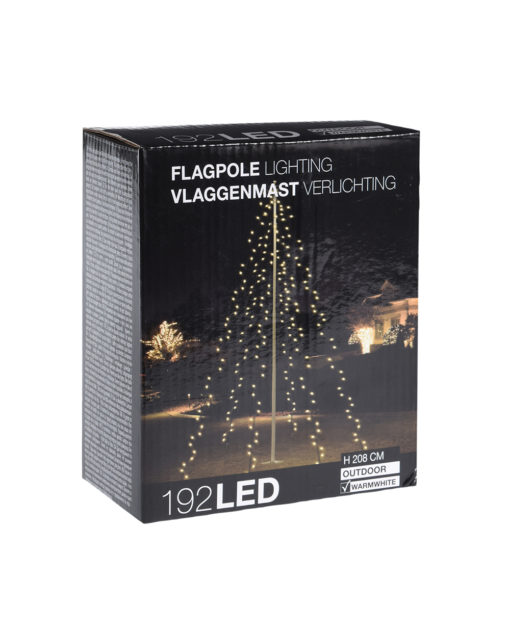 Led-valo lipputanko/puu 192LED