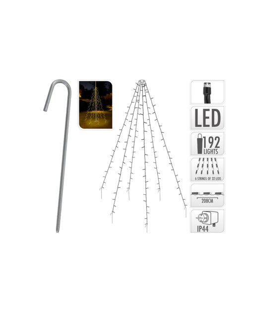 Led-valo lipputanko/puu 192LED - Image 2
