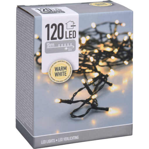 LED valosarja 120 vihreä johto