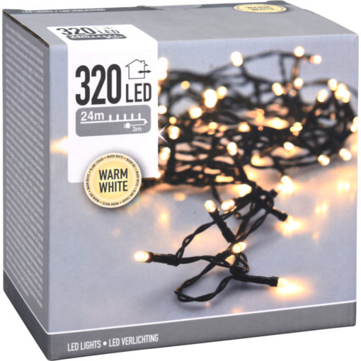 LED valosarja 320 vihreä johto