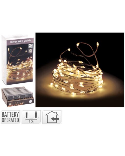 Vaijerivalosarja 40LED