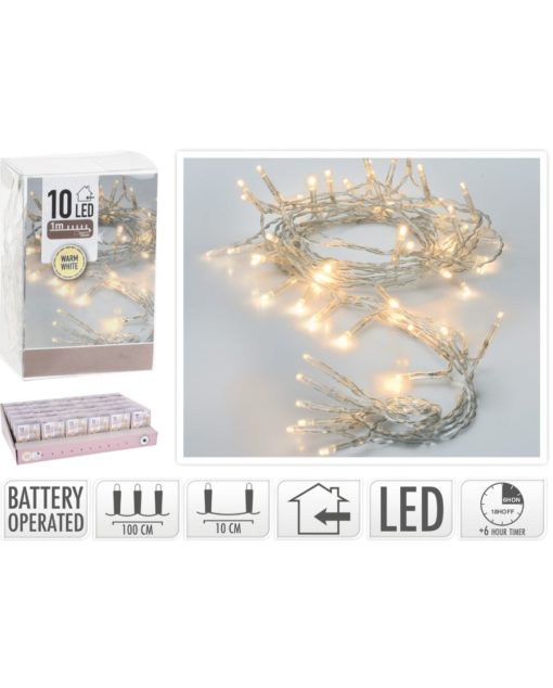 Valosarja 10LED paristokäyttöinen