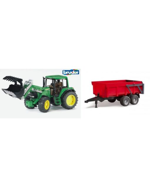 Bruder John Deere 6920 traktori ja perävaunu