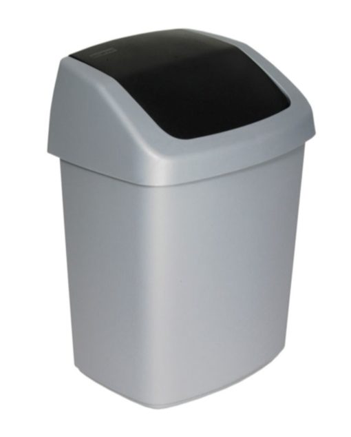 Heilurikansiastia 25L hopea/tummanharmaa