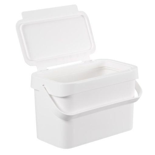 Biojäteastia 5L Valkoinen - Image 3