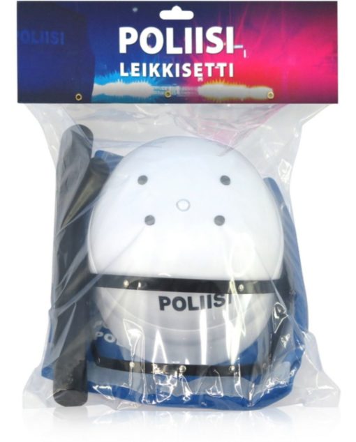 Poliisin kypärä ja liivi - Image 2