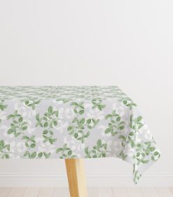 Kerniliina 140cm vihreät & valkoiset lehdet