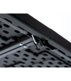 Taittopöytä musta säädettävä