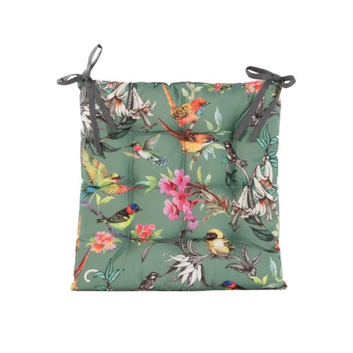 Istuintyyny ulkokäyttöön 38x38cm Birds Green