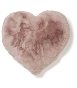Tekoturkistyyny sydän vanha rosa