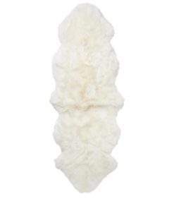 Tupla lampaantalja Gently valkoinen