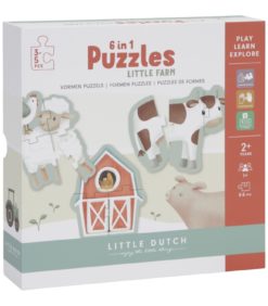 Palapelit 6 in 1 Little Farm