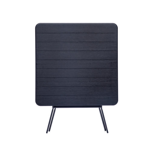 Taittopöytä 78x78x74cm musta