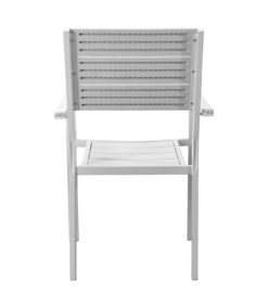 Puutarhatuoli valkoinen muovia