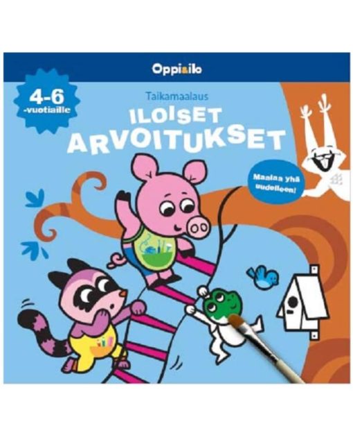 Taikamaalaus Iloiset arvoitukset-puuhakirja