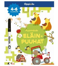Oppi&ilo Pyyhittävät Eläinpuuhat -puuhakirja