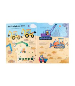 Oppi&ilo Pyyhittävät Kulkuneuvot puuhakirja