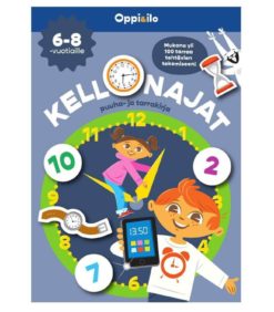 Oppi&ilo Kellonajat puuha- ja tarrakirja