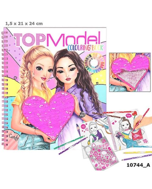 TOPModel Värityskirja