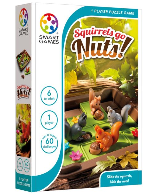 SmartGames Squirrels Go Nuts logiikkapeli