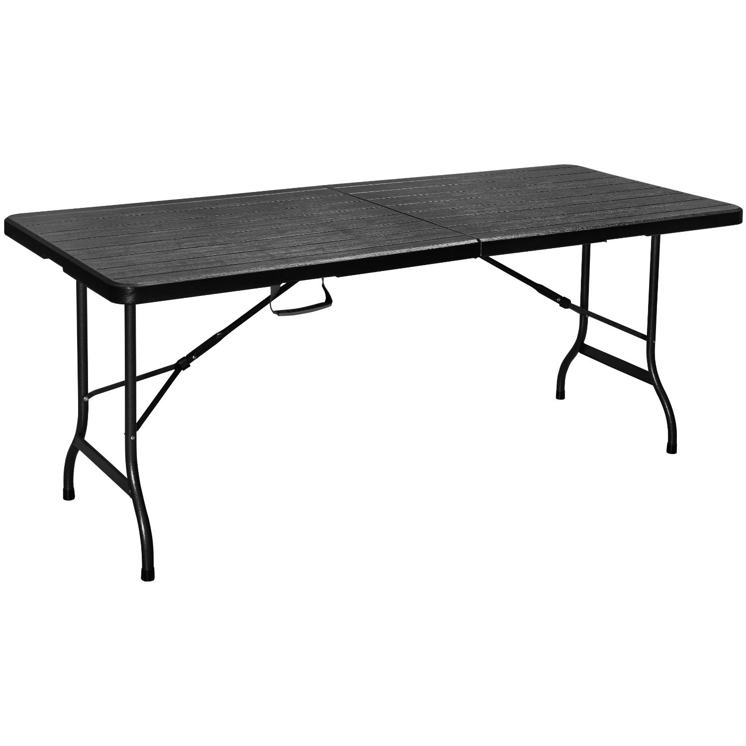 Taittopöytä musta 180cm