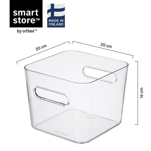 Säilytyslaatikko Compact Square L Clear