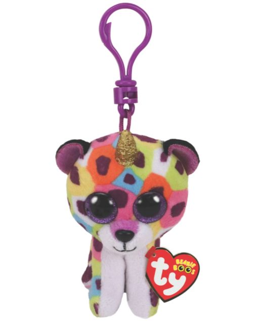 TY Beanie Boos Giselle leopardi avaimenperä
