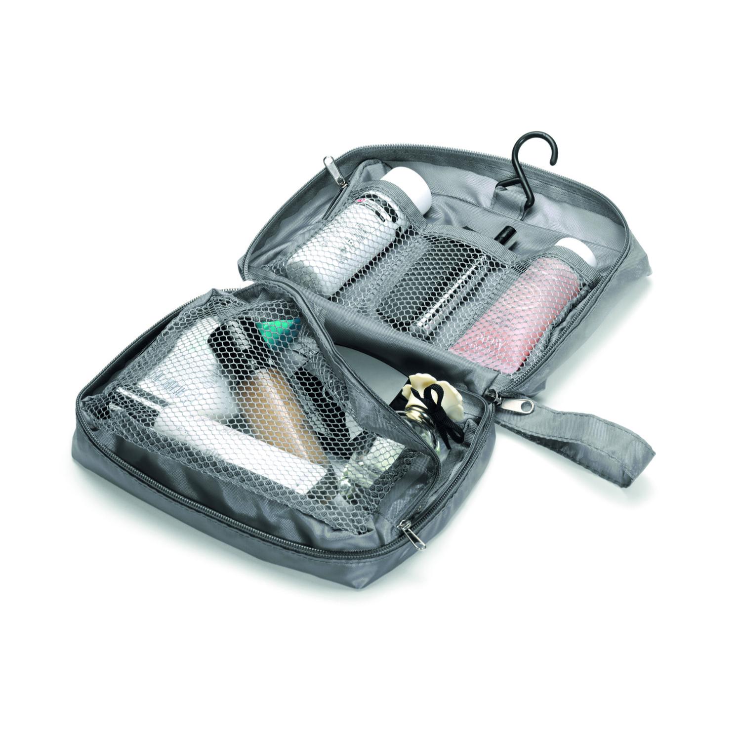 Kosmetiikkalaukku ripustettava harmaa