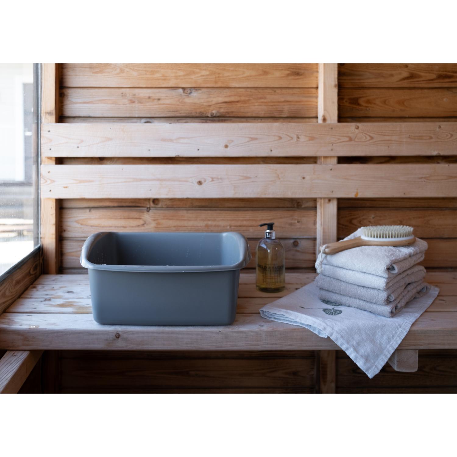 Huuhteluallas 10l kivenharmaa