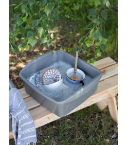 Huuhteluallas 10l kivenharmaa