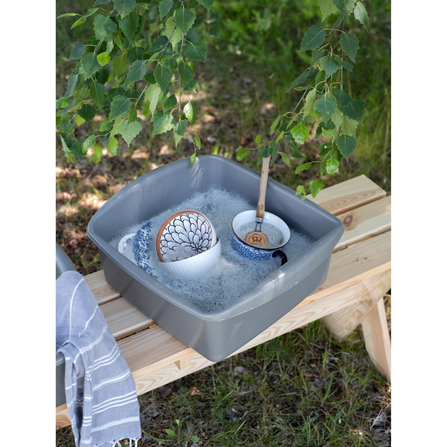 Huuhteluallas 10l kivenharmaa