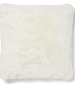 Tekoturkistyyny Fluffy valkoinen