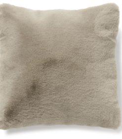 Tekoturkistyyny Fluffy taupe