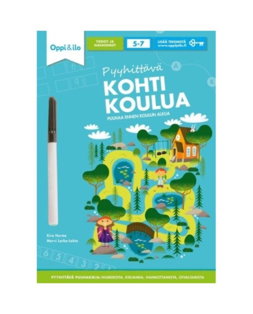 Oppi&ilo Pyyhittävä Kohti koulu 5-7v