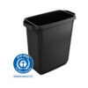 Jäteastia 60l Durabin musta kierrätysmuovia