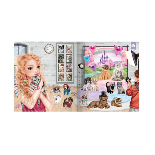 TOPModel Stickerworld KITTY and DOGGY