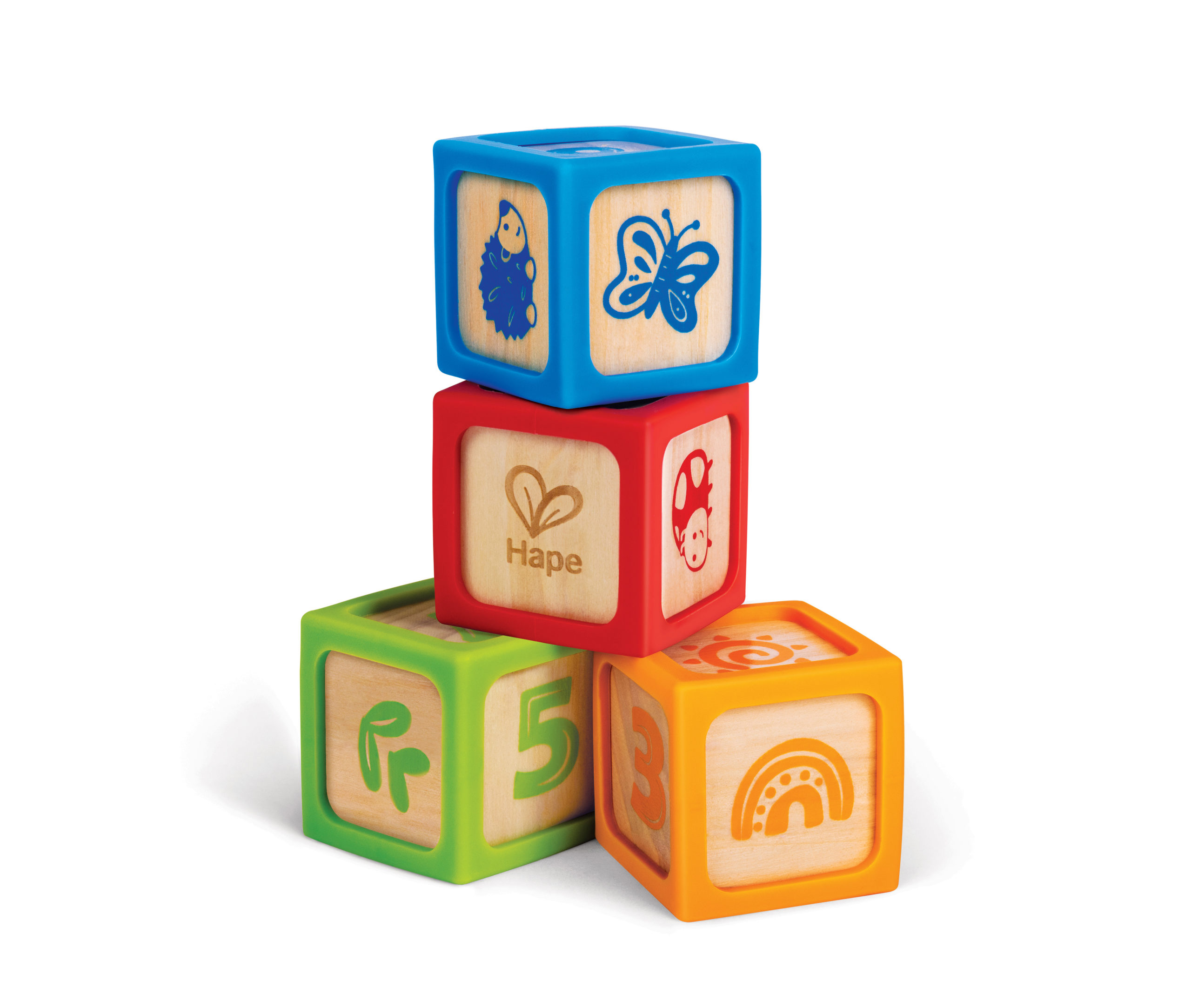 Puupalikat silikonireunalla 4kpl Hape - Image 3