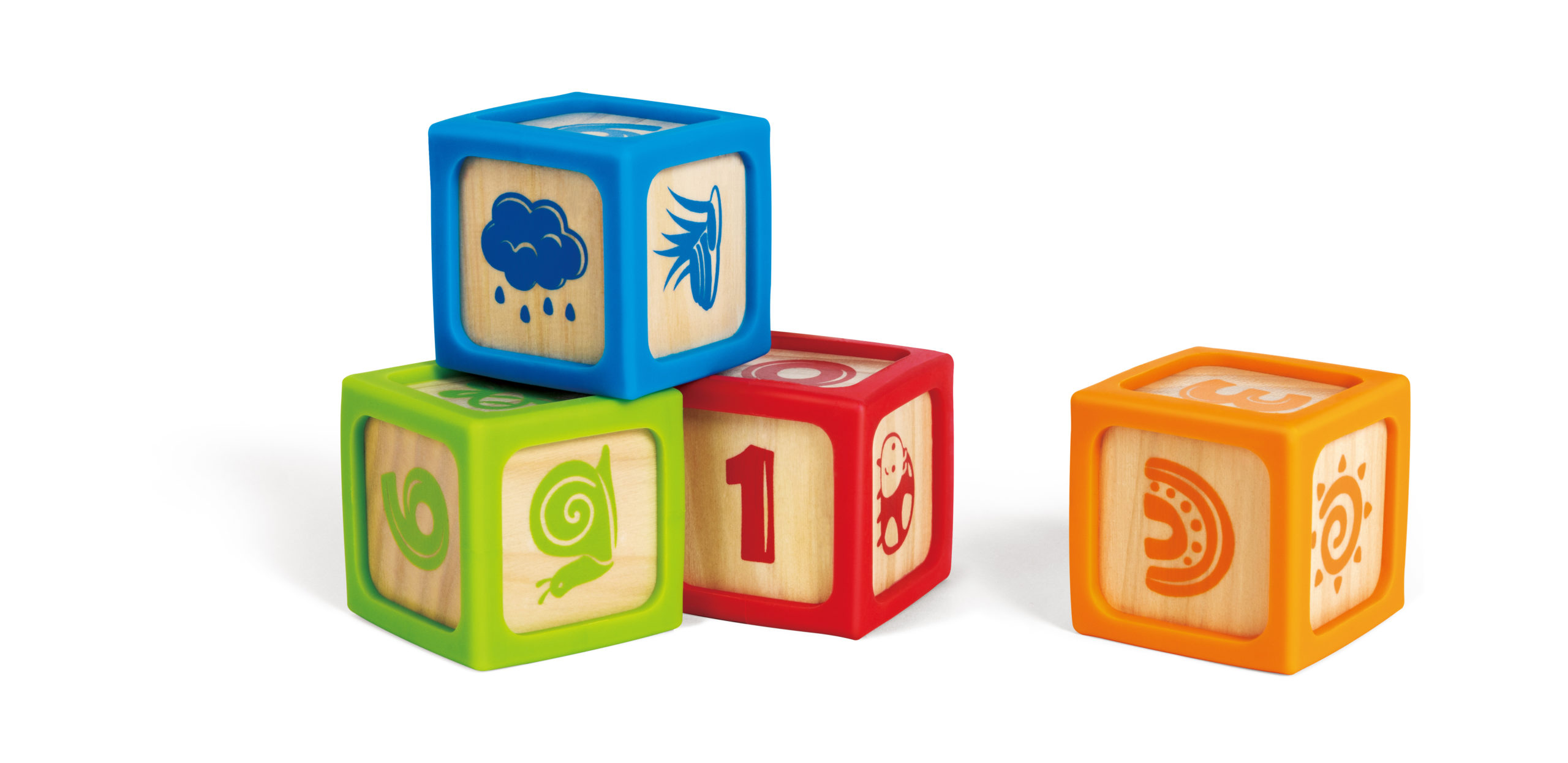 Puupalikat silikonireunalla 4kpl Hape - Image 4