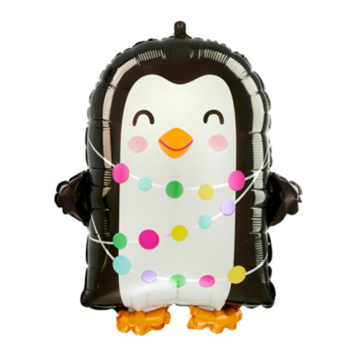 Pingviini juhlatunnelmissa pienmuotofolio