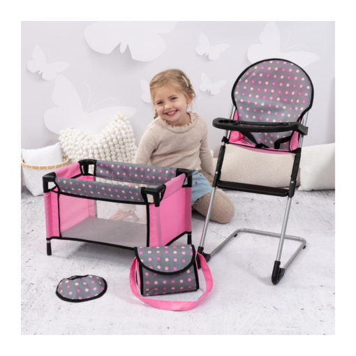 Nuken matkasänkysetti + syöttötuoli - Image 6