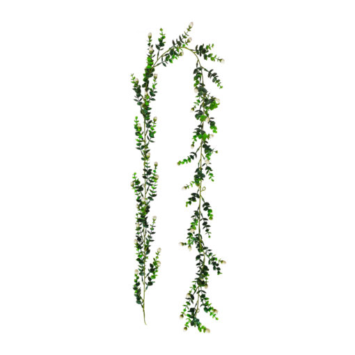 Köynnös valkoisilla minikukilla 180cm