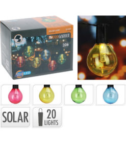 Party-valosarja 20LED solar multicolor
