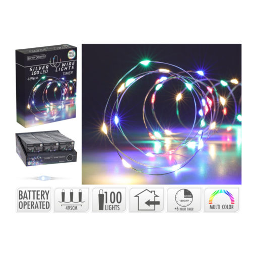 LED valosarja 100led multicolor