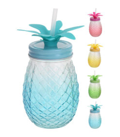 Juomamuki pillillä Ananas 400ml