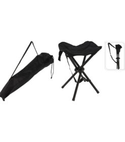 Taitettava retkituoli musta