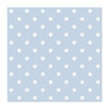 Servetti 25x25cm pilkut vaaleansininen